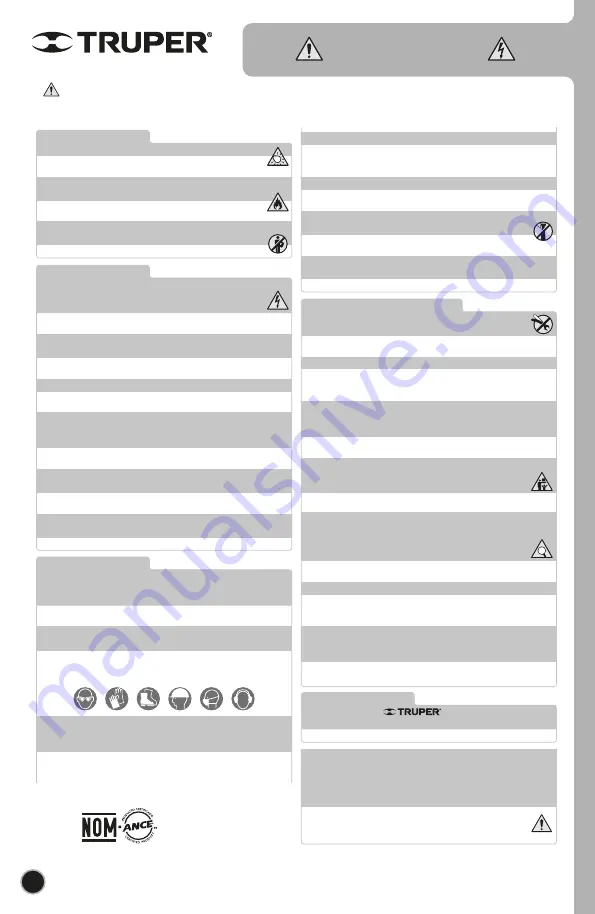 Truper SINCO-10X2 Manual Download Page 20