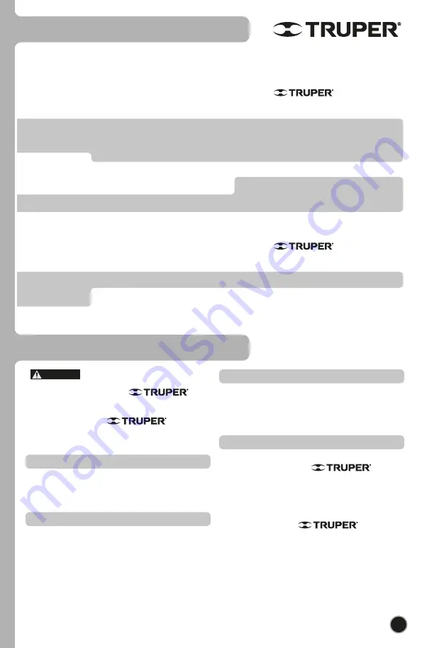 Truper SINCO-10X2 Manual Download Page 29