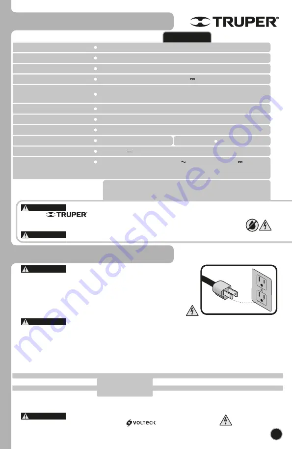 Truper TALI-12AC Manual Download Page 3