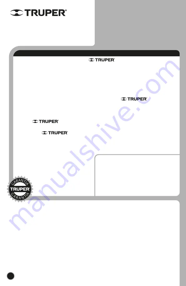 Truper TPN-886-2 Скачать руководство пользователя страница 12