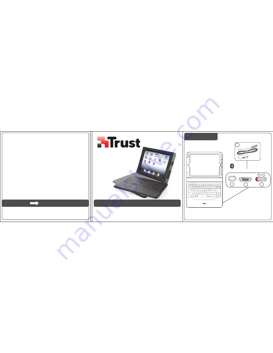 Trust Executive Folio Stand User Manual Download Page 1