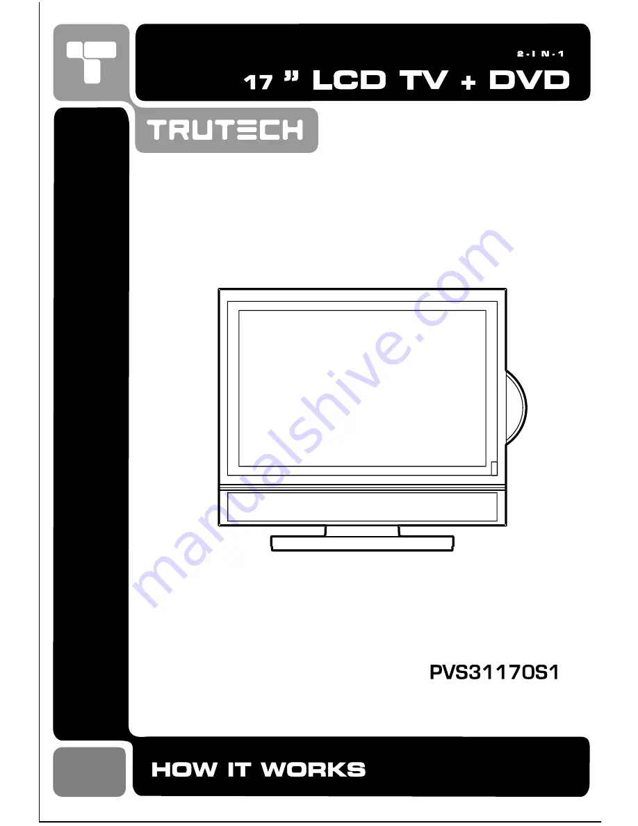 TruTech PVS31170S1 Скачать руководство пользователя страница 1