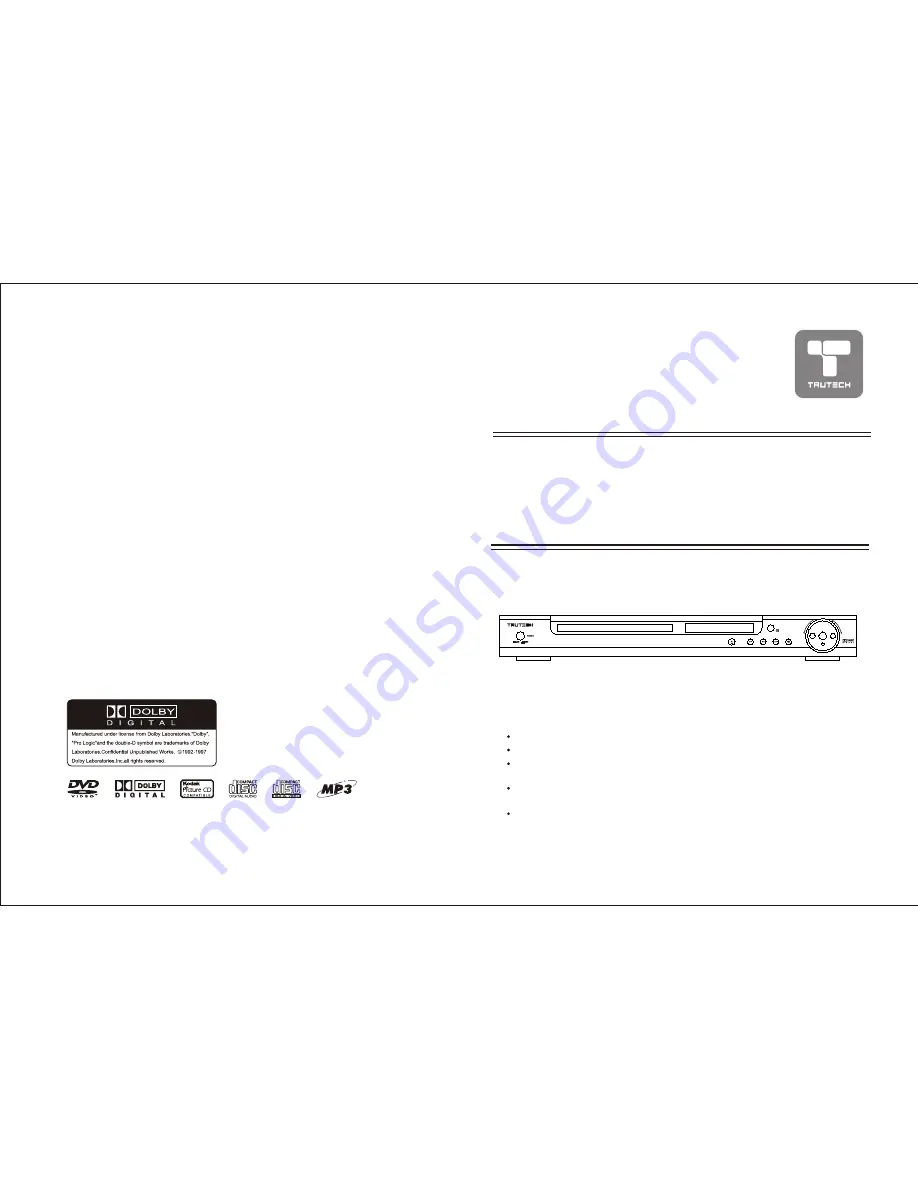 TruTech TDVD6048 Owner'S Manual Download Page 1