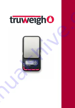 Truweigh MOBI-650-1 User Manual Download Page 1