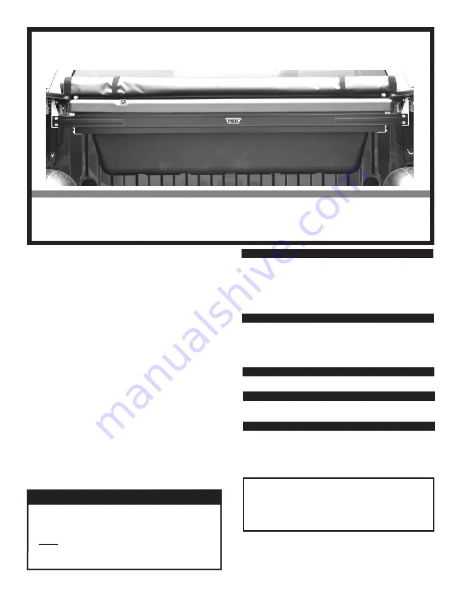 TruXedo TonneauMate Owner'S Manual Download Page 1