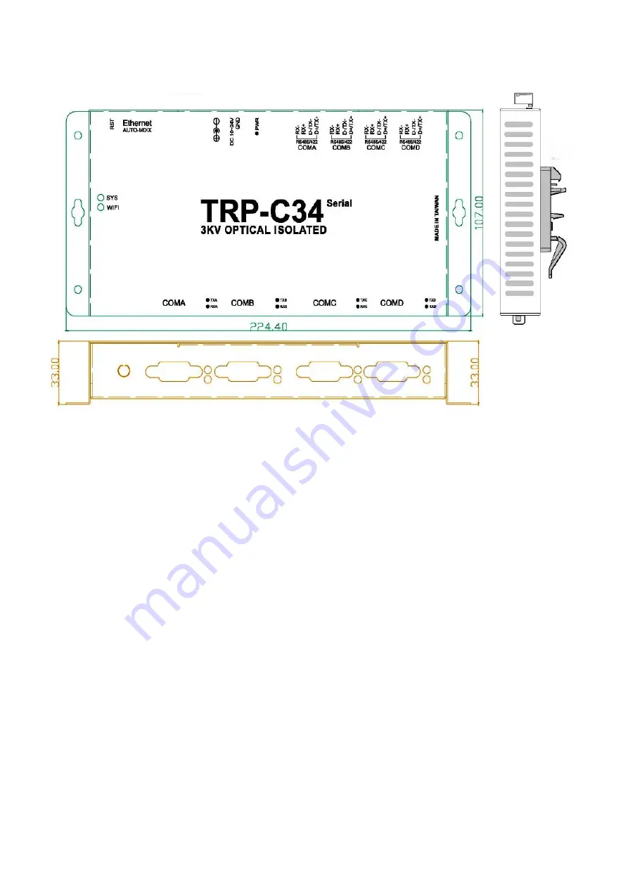 Trycom Technology TRP-C34R User Manual Download Page 5