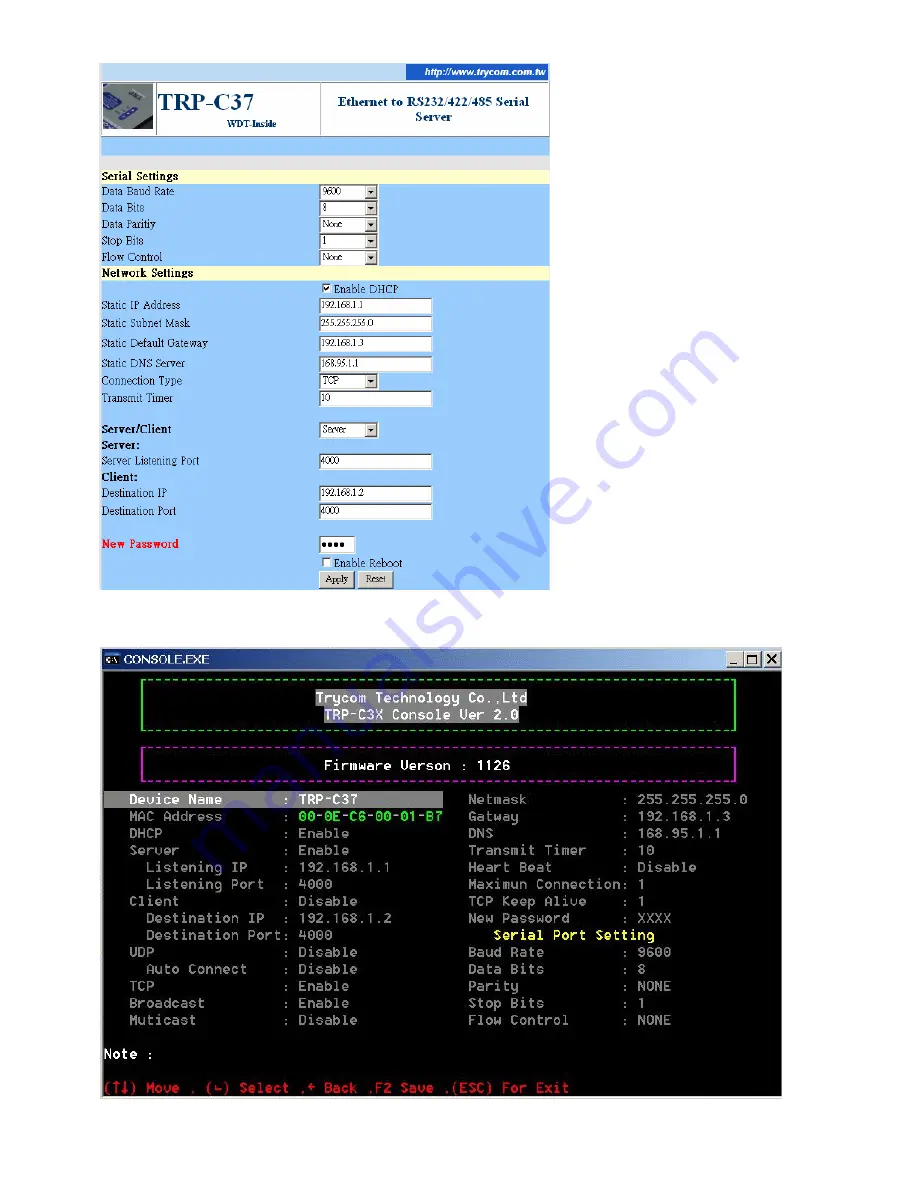 Trycom Technology TRP-C37 Скачать руководство пользователя страница 8