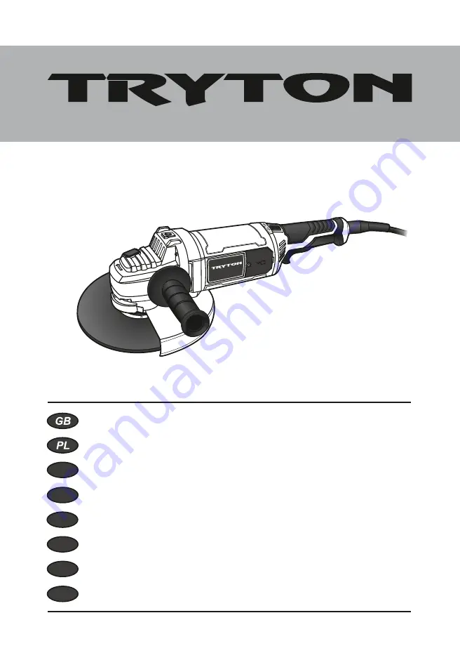 Tryton TDS230 Скачать руководство пользователя страница 1