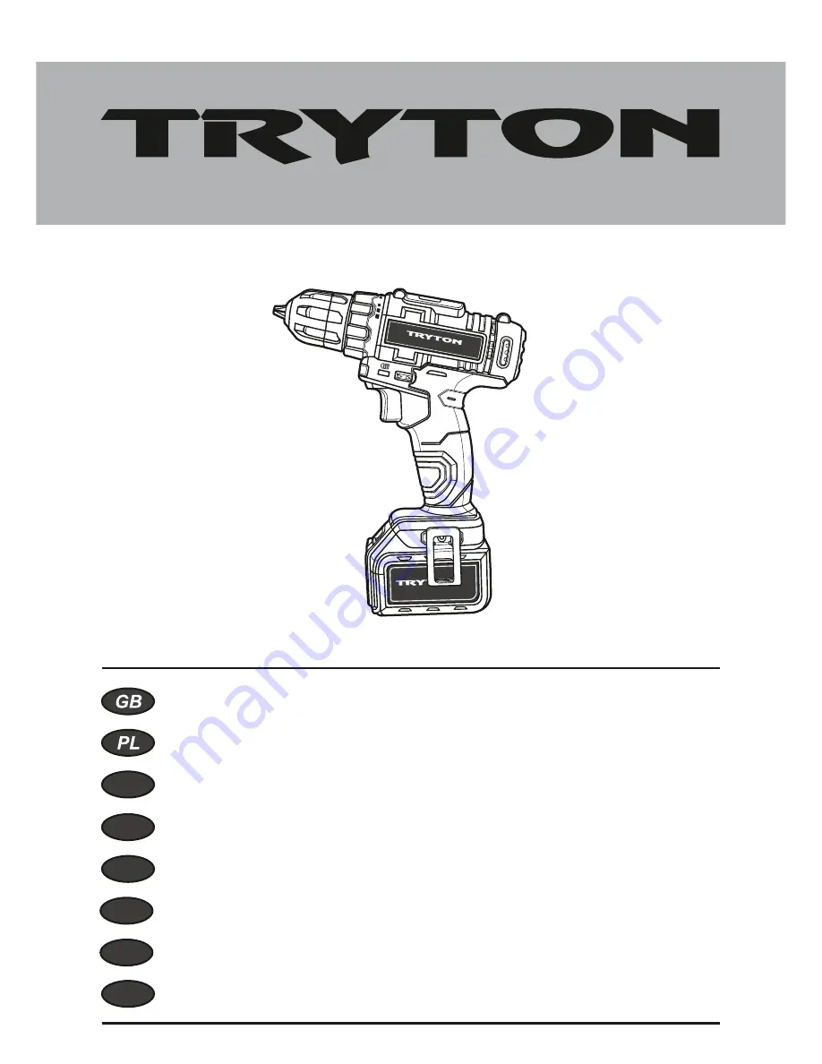 Tryton TFV12 Operating Instruction Download Page 1