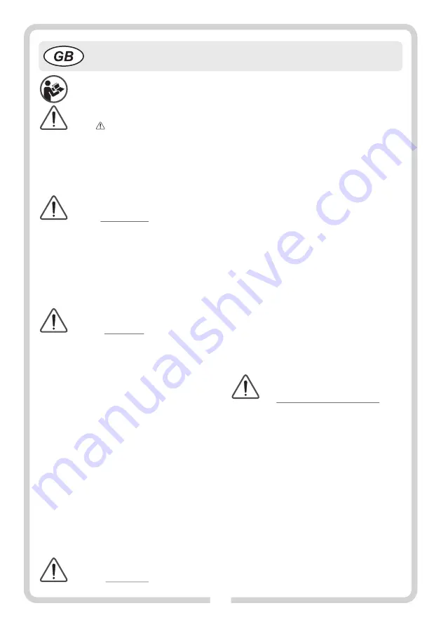 Tryton THL2000C Instruction Manual Download Page 3