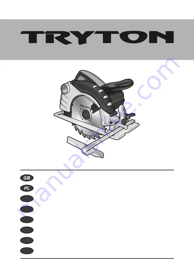 Tryton THP1600 Instruction Manual Download Page 1