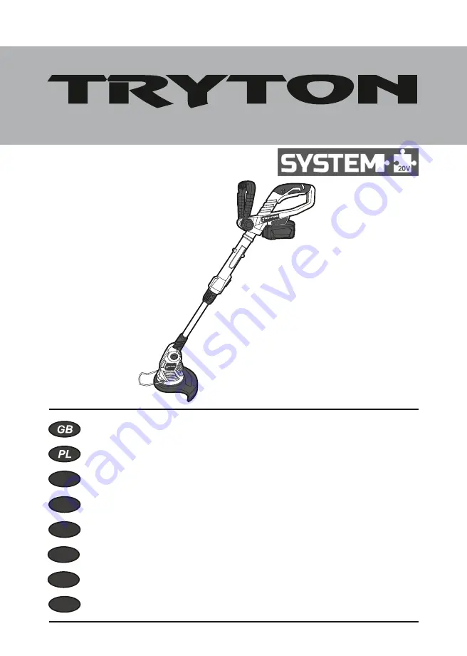 Tryton TJB110 Operating Instruction Download Page 1