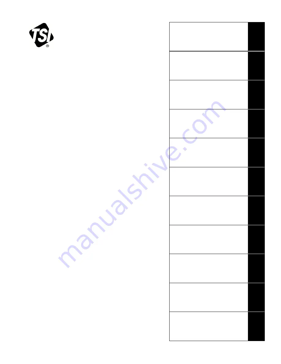 TSI Incorporated 8587A Скачать руководство пользователя страница 3