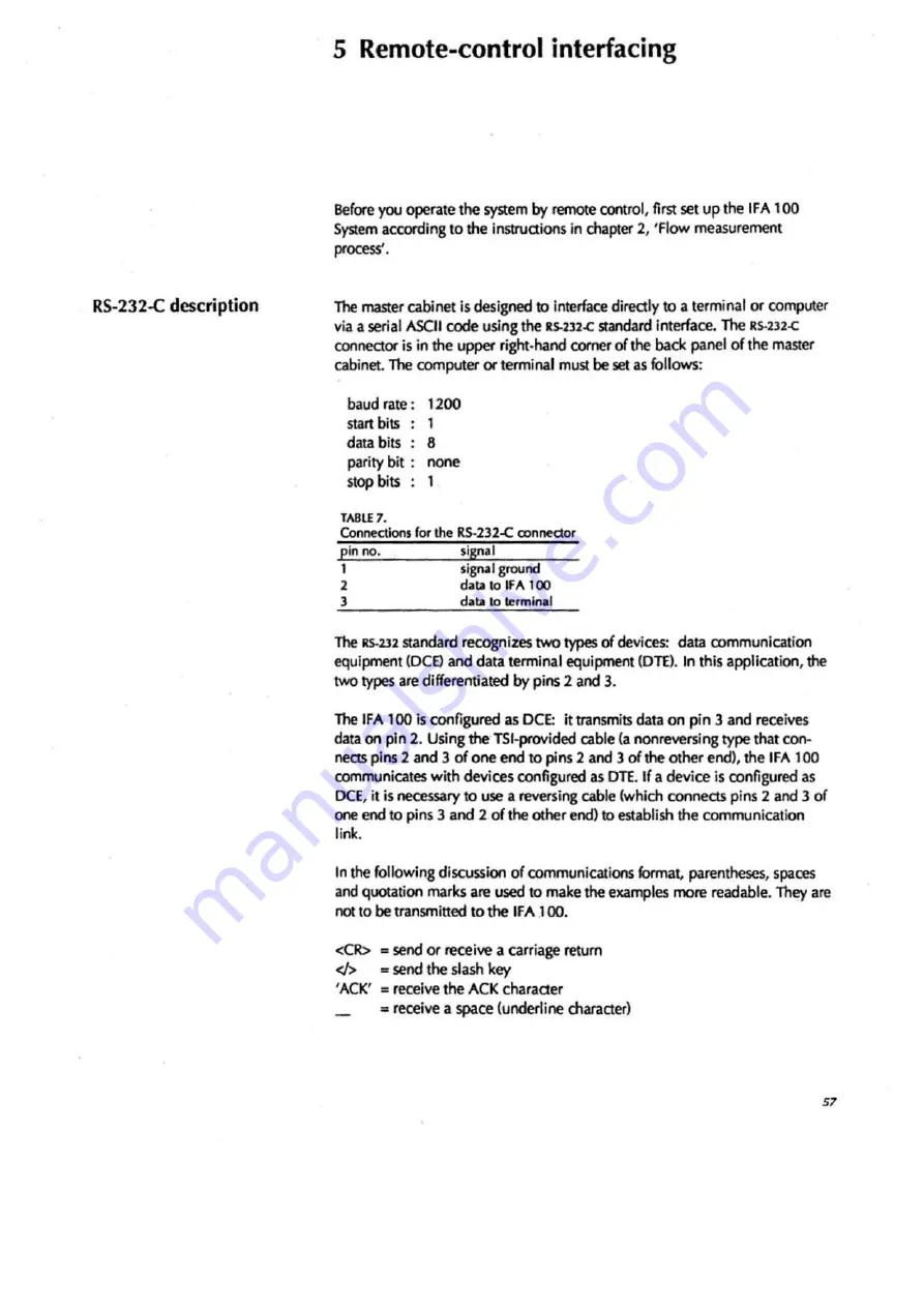 TSI Incorporated IFA 100 Manual Download Page 54