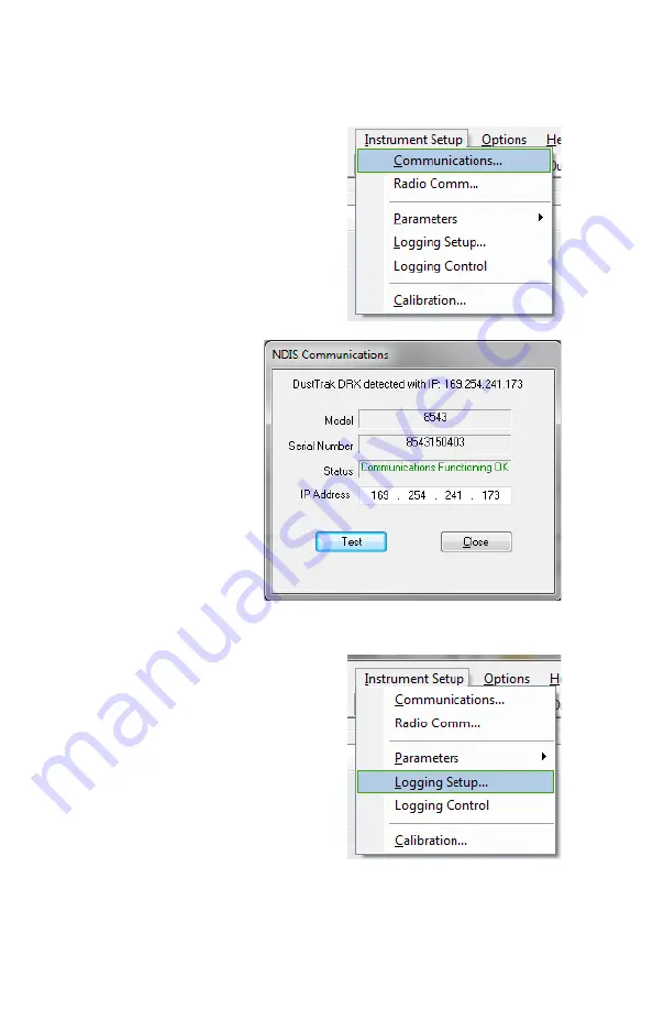 TSI Instruments DustTrak 8540 Operation And Service Manual Download Page 32