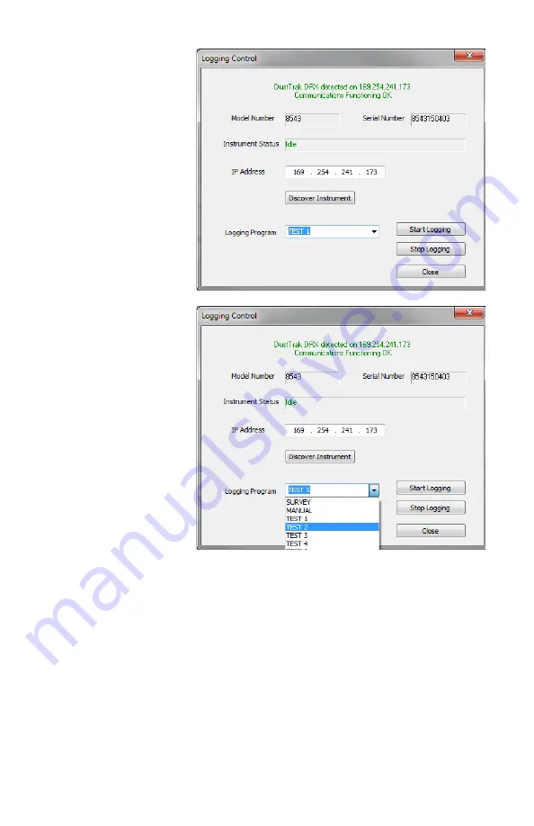 TSI Instruments DustTrak 8540 Operation And Service Manual Download Page 41