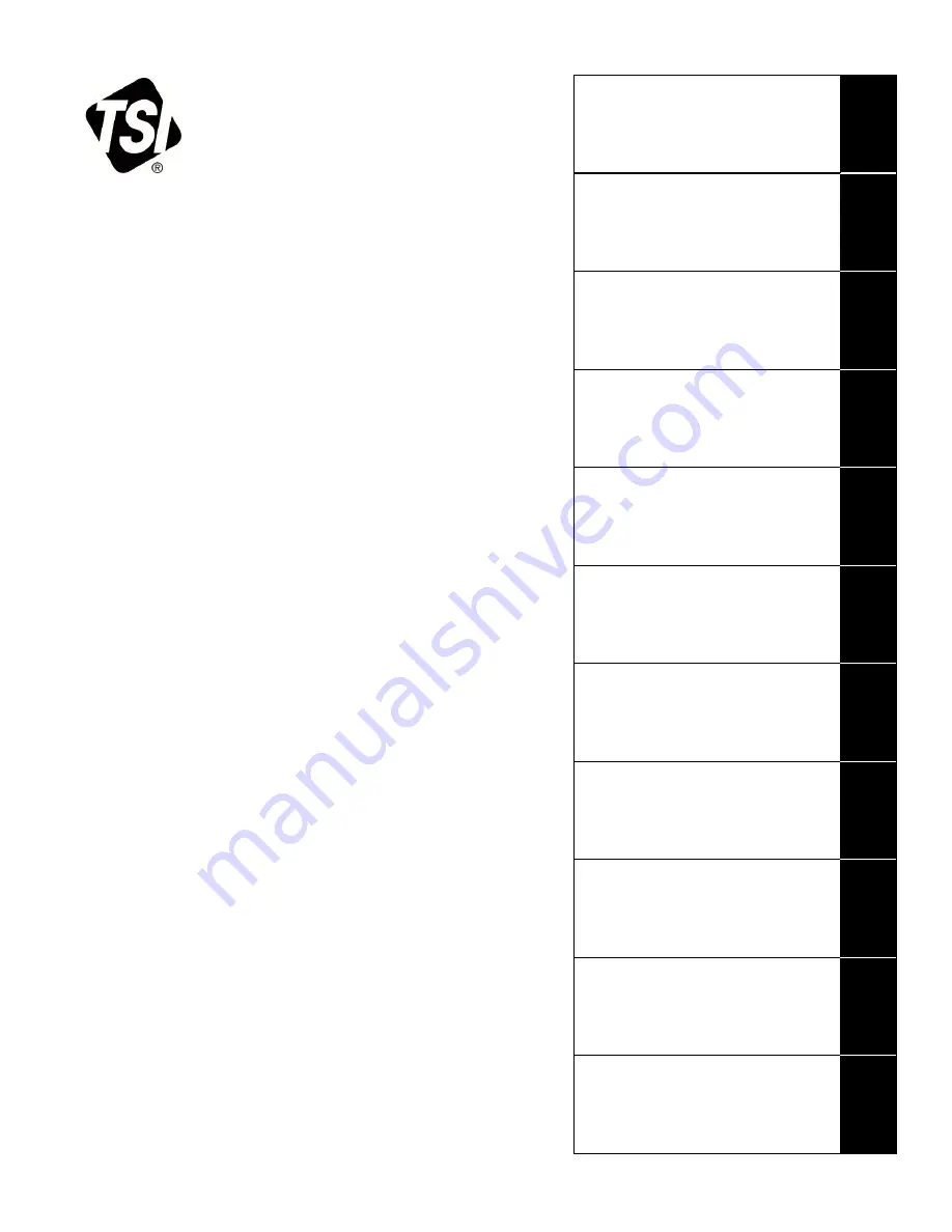 TSI Instruments SIZER 3321 User Manual Download Page 3