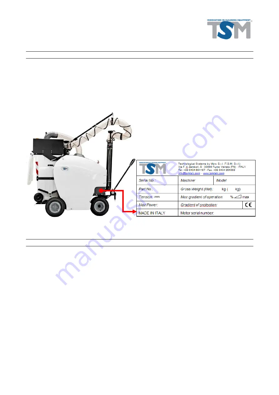 TSM ARIA 240 Operating Manual Download Page 5