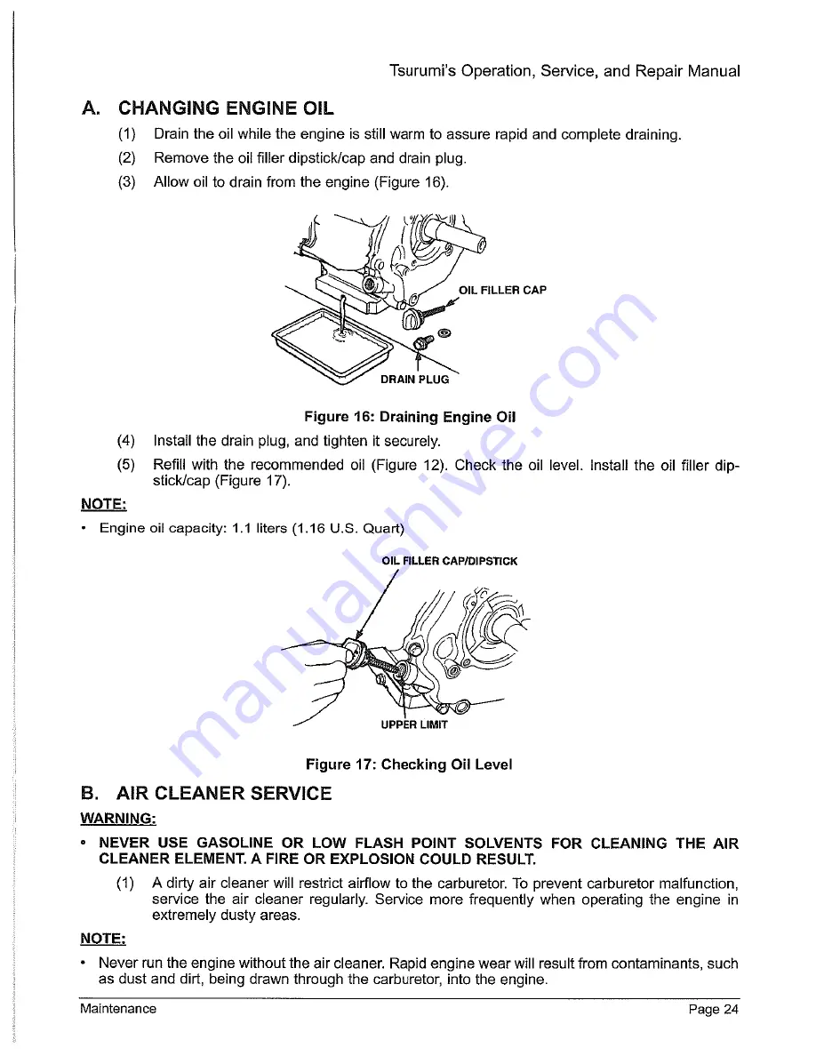 Tsurumi Pump TPG-2900H-DX Operation, Service And Repair Manual Download Page 25