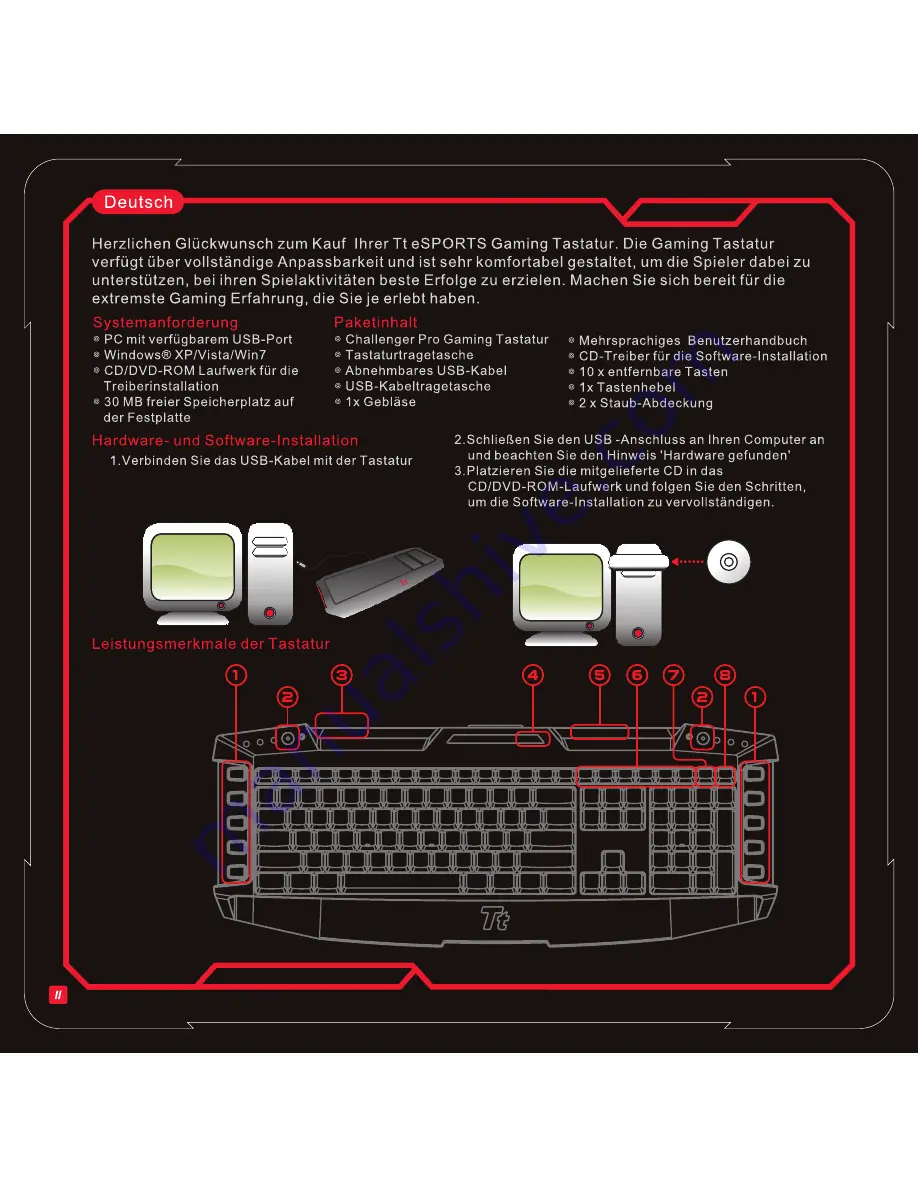 Ttesports Challenger Pro User Manual Download Page 14