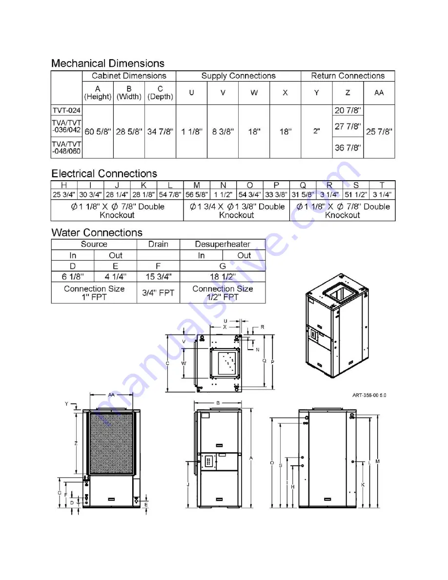 TTHERM GEO TVA series Скачать руководство пользователя страница 11