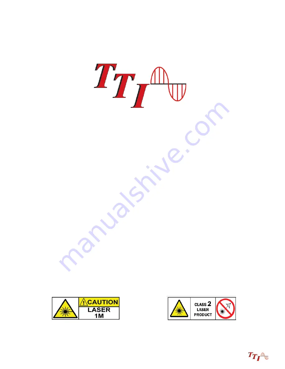 TTI FTE-6100-DWDM User Manual Download Page 1