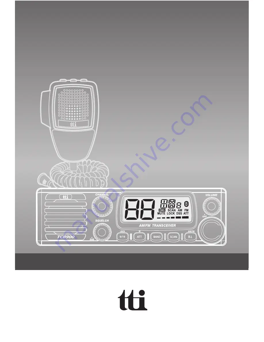 TTI TCB-900 Instruction Manual Download Page 1