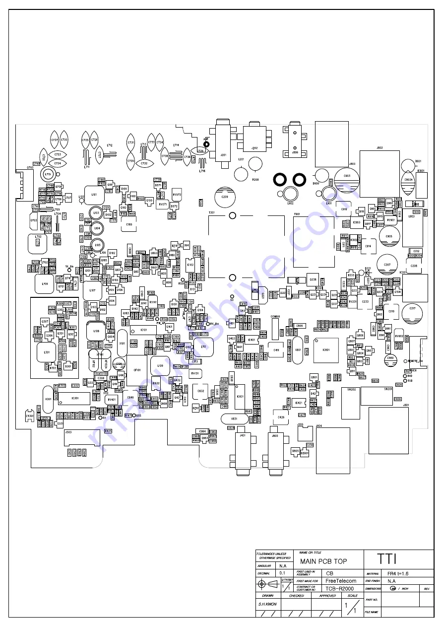 TTI TCB-R2000 Service Manual Download Page 2