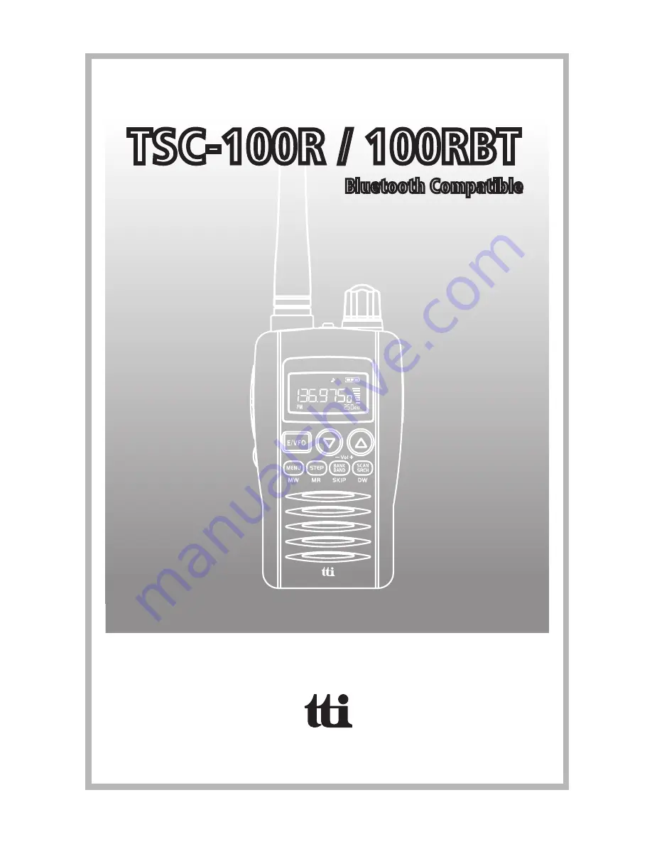 TTI TSC-100R Скачать руководство пользователя страница 21