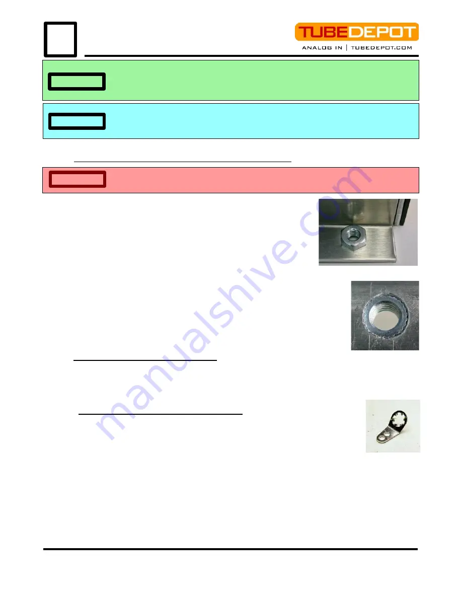 TubeDepot 18 WATT Assembly Manual Download Page 16