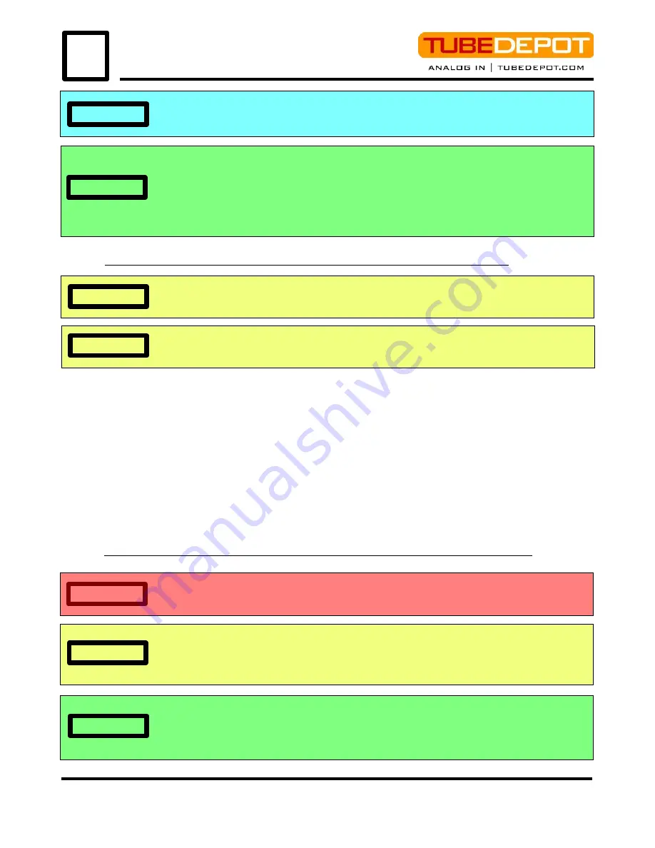 TubeDepot 18 WATT Assembly Manual Download Page 35