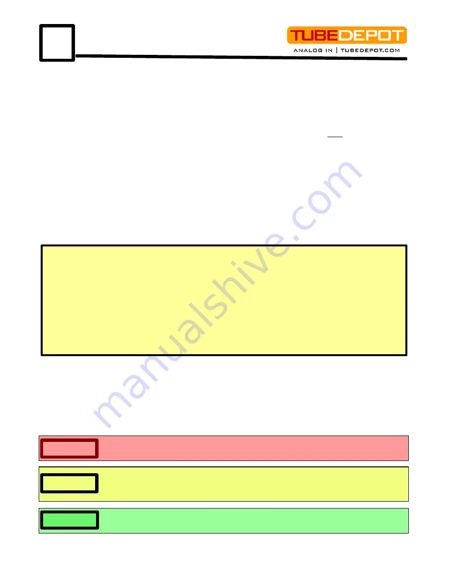 TubeDepot Tweed 5F1 Assembly Manual Download Page 5