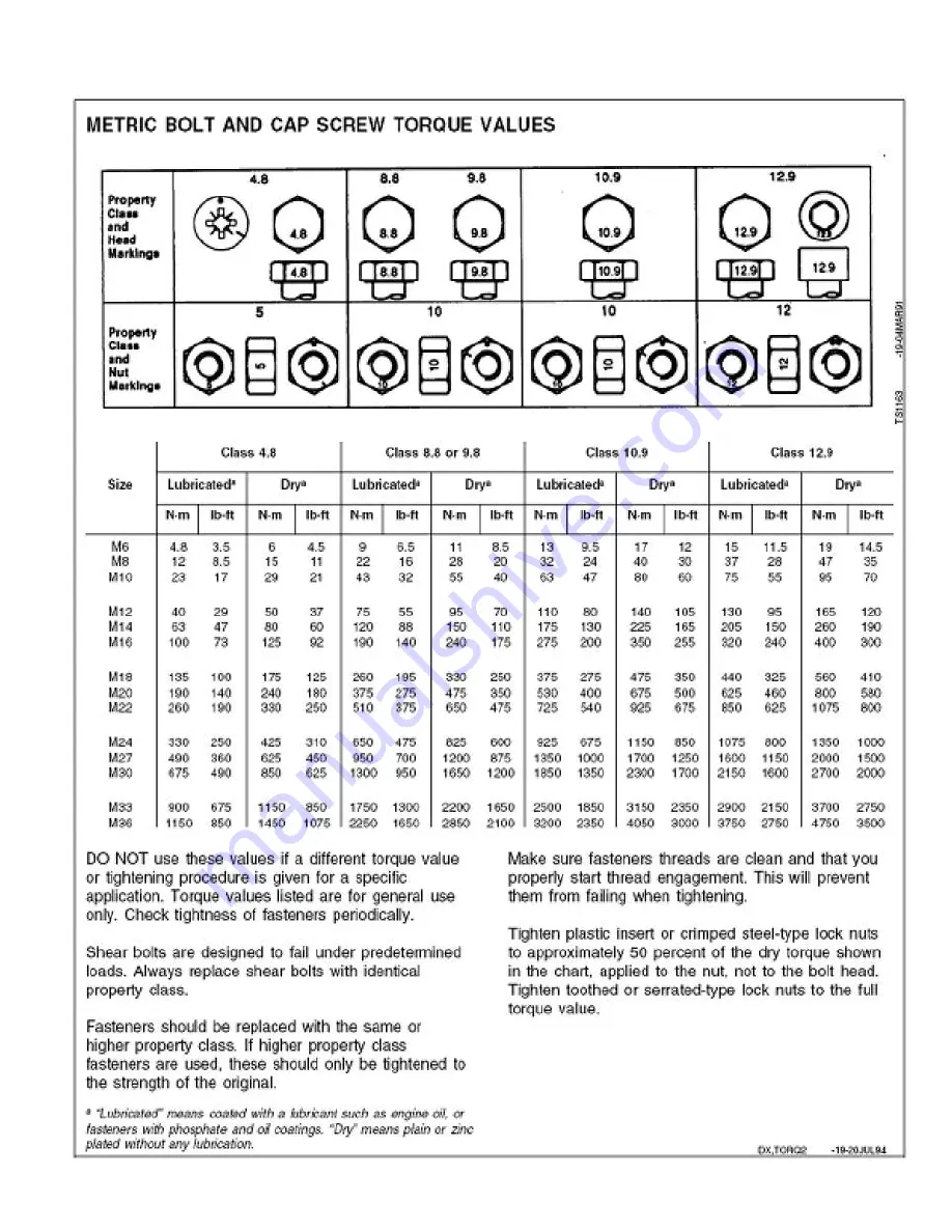 Tubeline BF5000SL Operator'S Manual Download Page 45