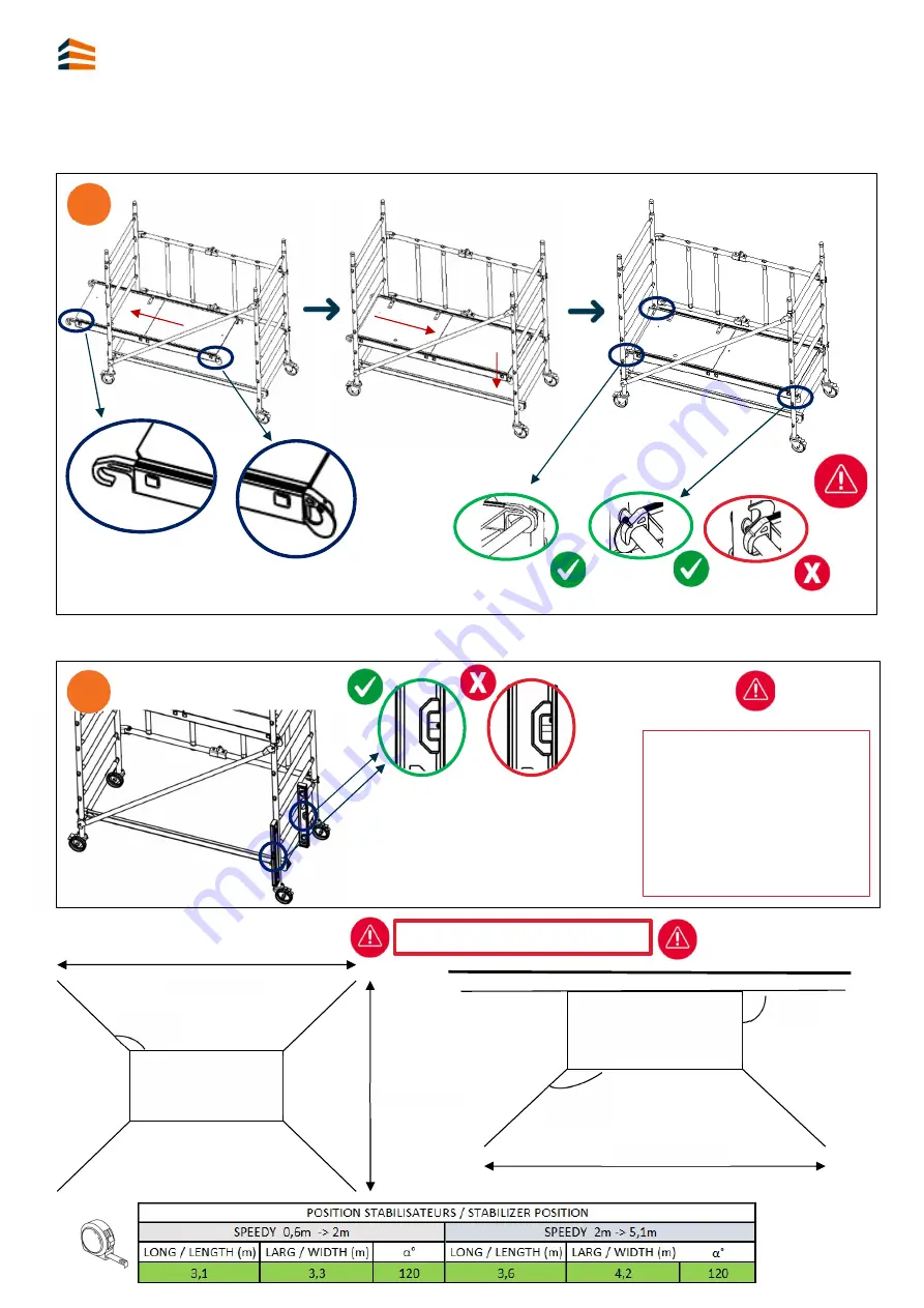 TUBESCA-COMABI SPEEDY+ 3T Assembly Manual Download Page 10