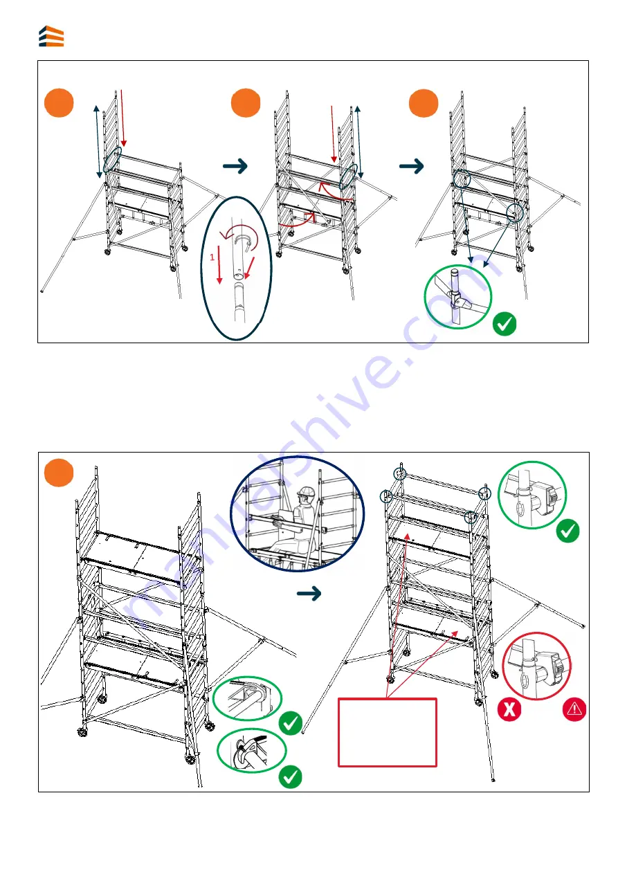 TUBESCA-COMABI SPEEDY+ 3T Assembly Manual Download Page 17