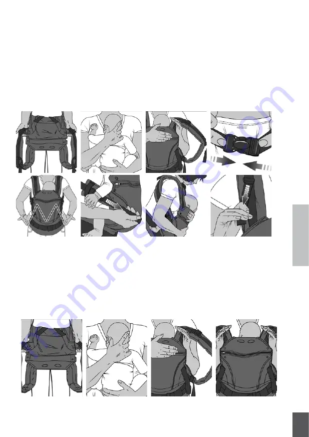 tuc tuc ERGONOMIC BABY CARRIER Instructions For Use Manual Download Page 29