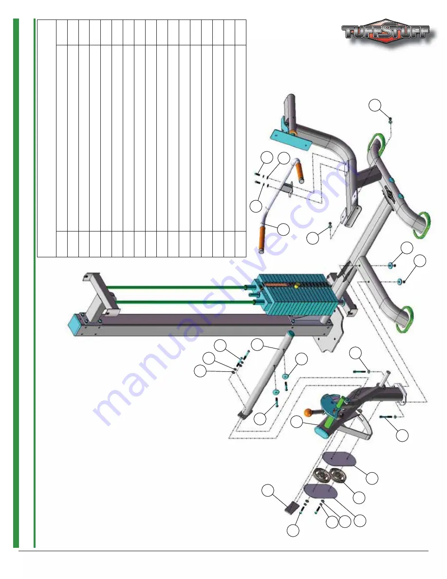 Tuff stuff Apollo 7000 series Owner'S Manual Download Page 9