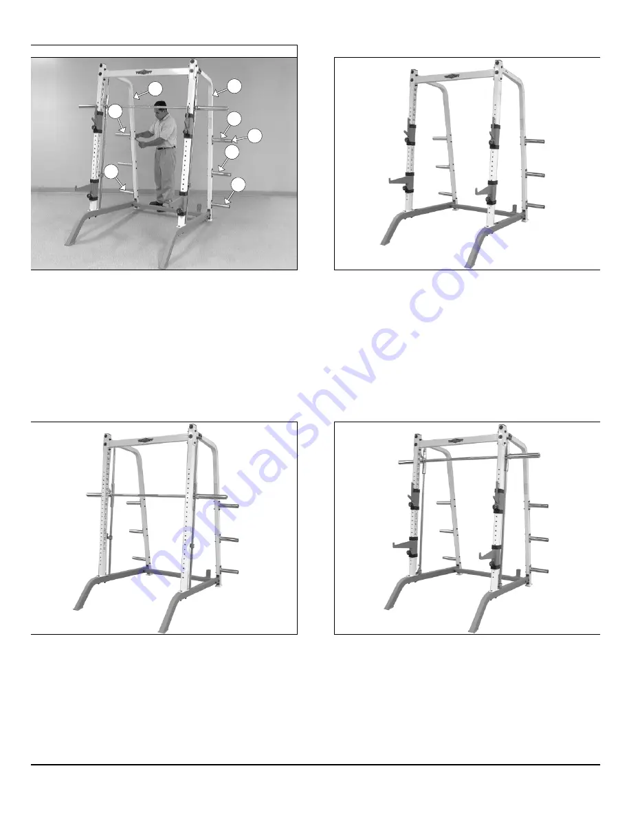 Tuff stuff TBU-335 Smith-Half Cage Series Assembly Instruction Manual Download Page 7