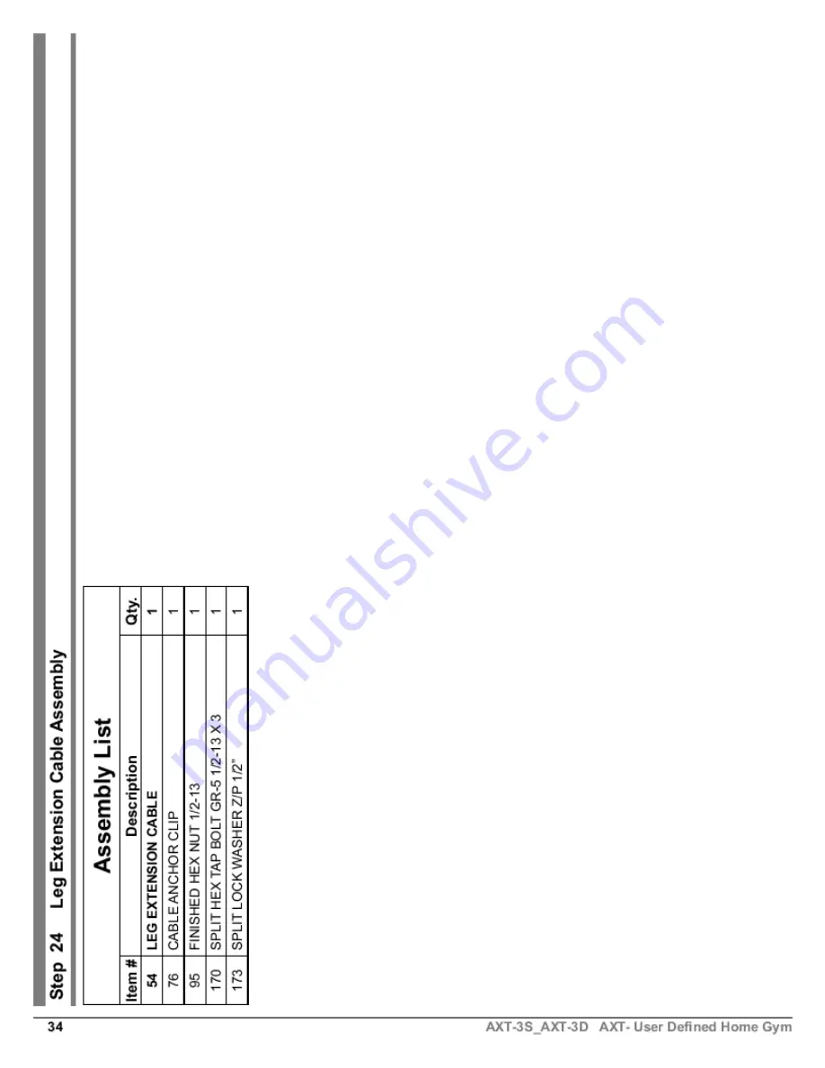 TuffStuff AXT-3D Owner'S Manual Download Page 34