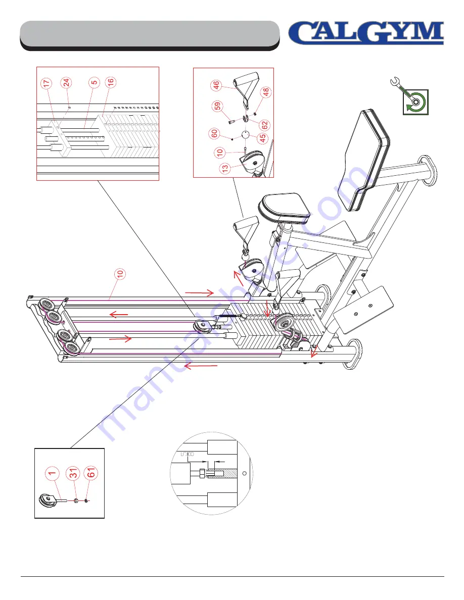 TuffStuff CalGym CG-7517 Скачать руководство пользователя страница 14