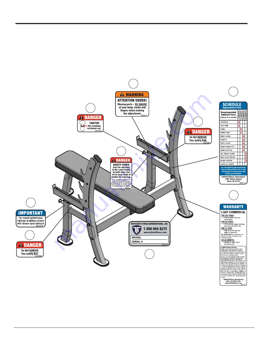 TuffStuff COB-400 Owner'S Manual Download Page 5