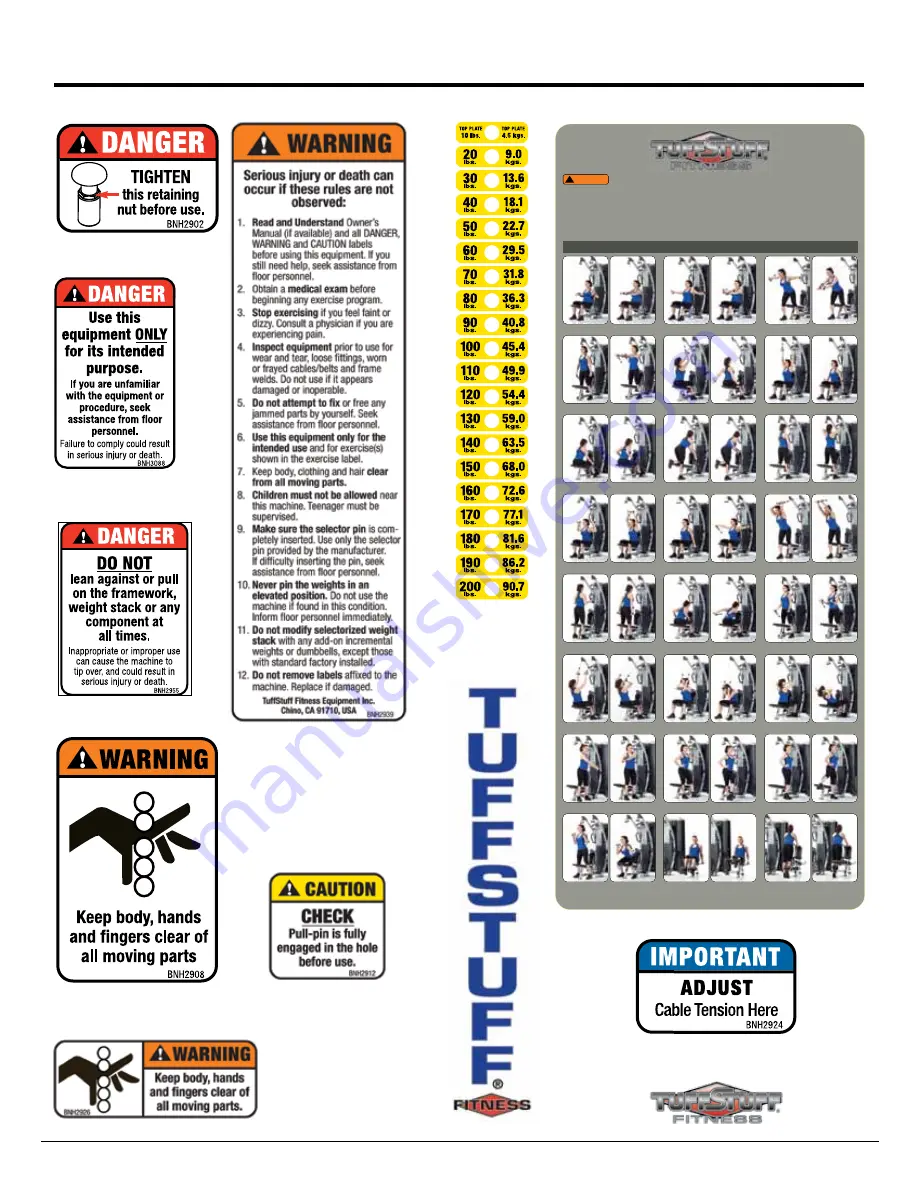 TuffStuff HTX-2000 Owner'S Manual Download Page 6