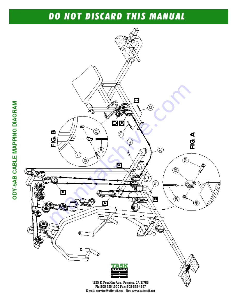 TuffStuff ODY-5AB Assembly & Instruction Manual Download Page 8