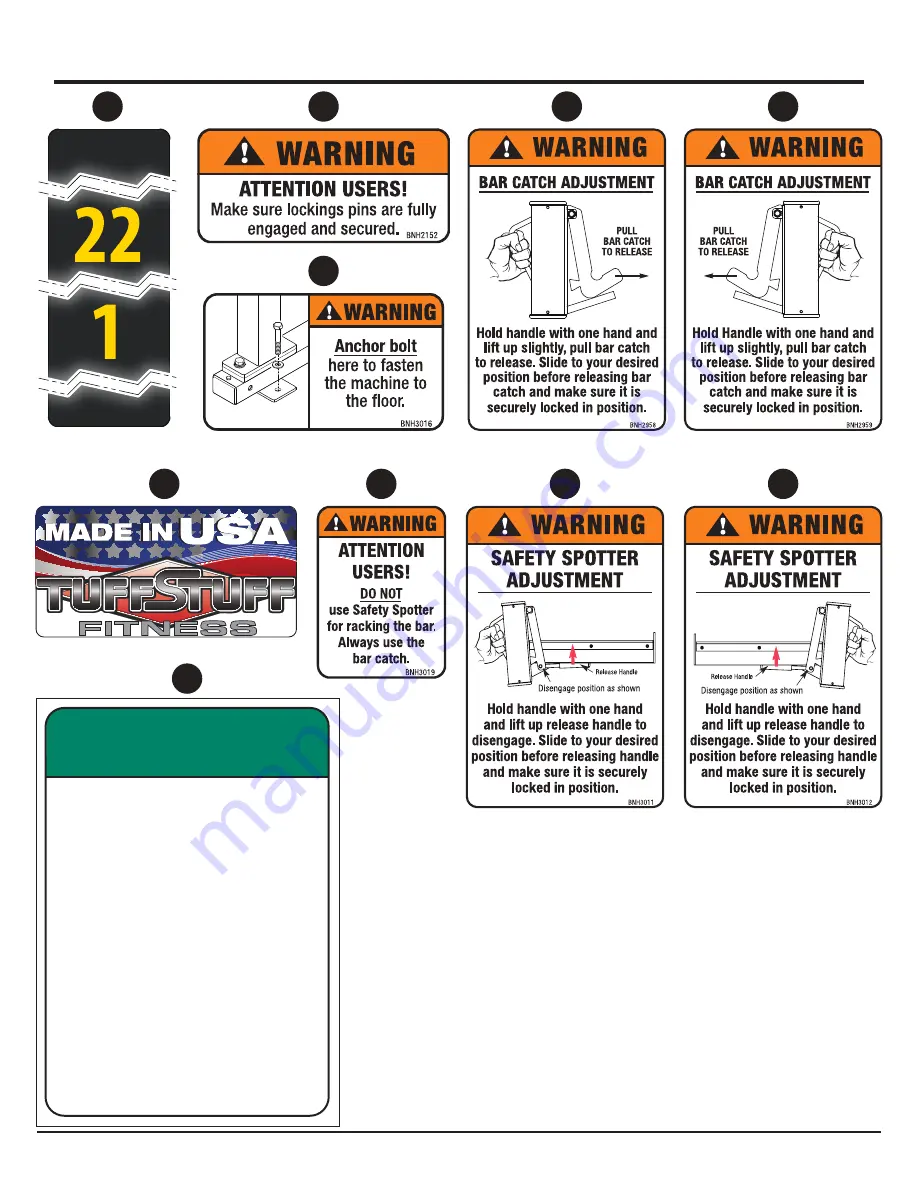 TuffStuff PXLS-7910 Owner'S Manual Download Page 4