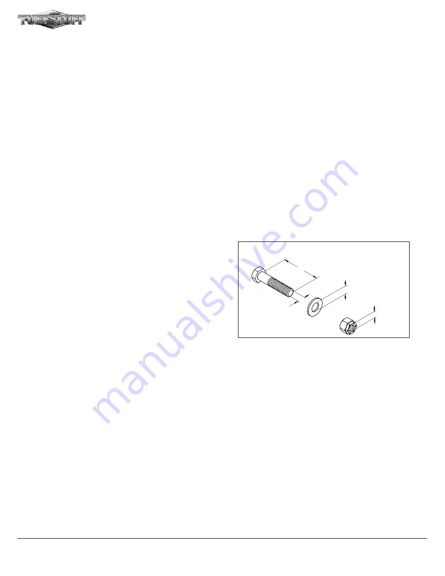 TuffStuff SP-405 Assembly Instructions Manual Download Page 2