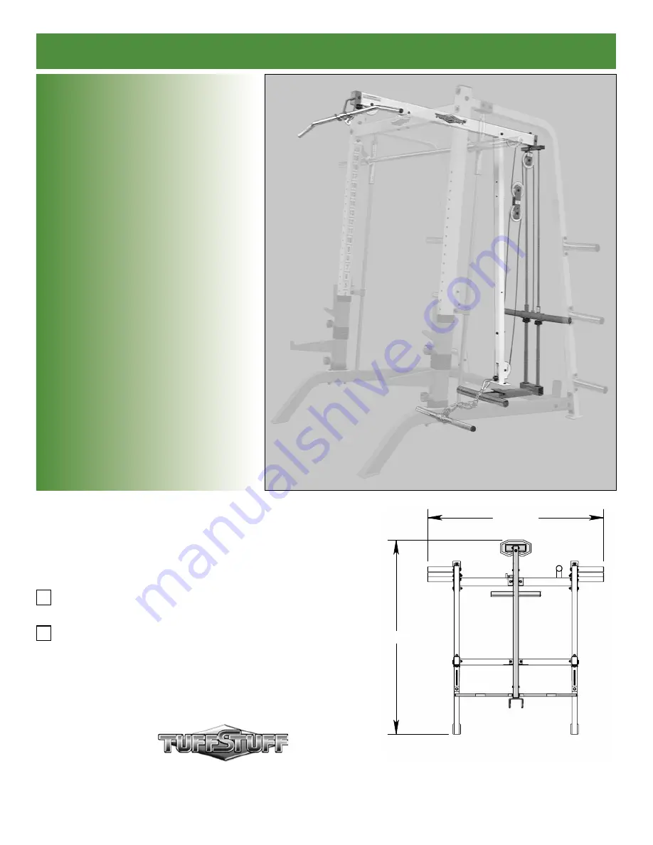 TuffStuff THL-78 Скачать руководство пользователя страница 1