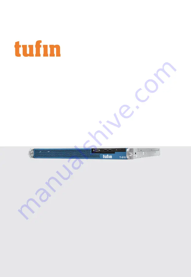 tufin T-510 Quick Start Manual Download Page 1