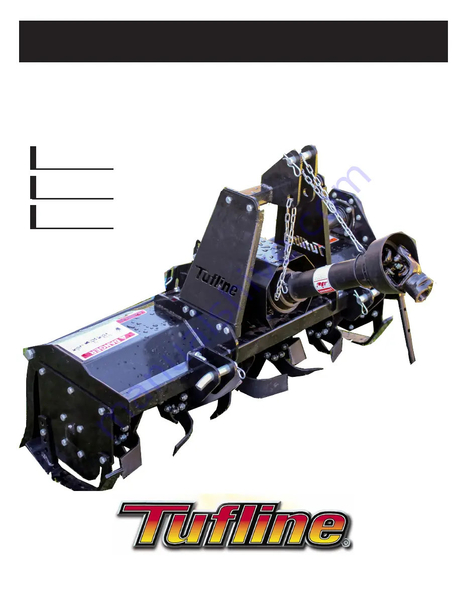 Tufline RTC 40 Operator'S Manual Download Page 1