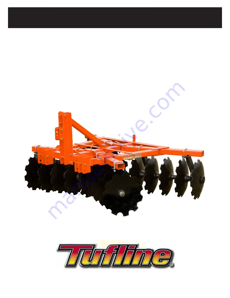 Tufline TL43 Series Operator'S Manual Download Page 1