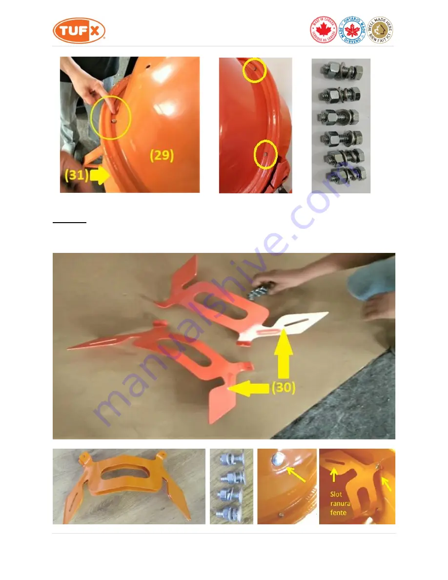 TUFX BI135F Assembly Instructions Manual Download Page 14